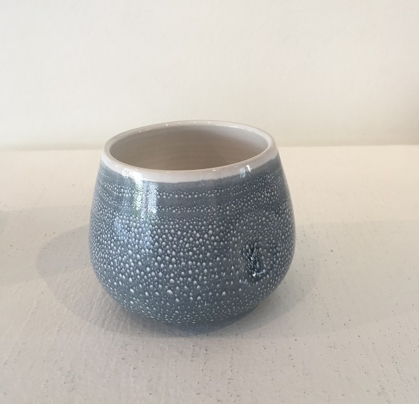 Small Speckled Dimple Pot 
